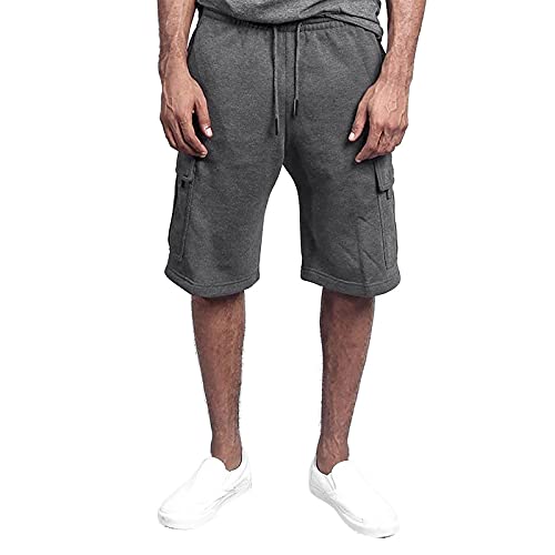 NOAGENJT pantaloncini running uomo pantaloni tuta bianchi bambino pantaloni uomo inverno pantaloncini donna sportivi pantaloni da lavoro uomo jeans uomo regular taglia 58 Grey-4 XL 7.99