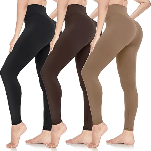 ACTINPUT Leggings da donna a vita alta, opachi, leggings sportivi, lunghi, da yoga, da corsa, per palestra, yoga, sport