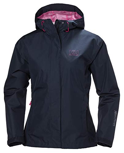 Helly Hansen W Seven J, Giacca con Capuccio Donna, XS, Blu (Navy)