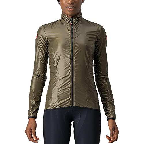CASTELLI 4520089-232 ARIA SHELL W JACKET MOSS BROWN Giacca M