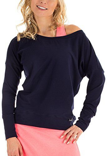 WINSHAPE Winston Hape – Maglia a Maniche Lunghe per Il Tempo Libero, per Sport, Danza e Fitness, Donna, Freizeit Sport Dance Fitness Longsleeve, Blu Notte, XS