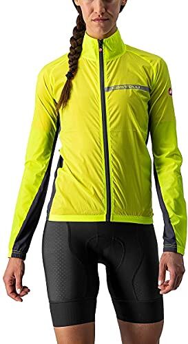 CASTELLI 4521529-032 SQUADRA ST. W JKT Giacca YELLOW FLUO/DARK GRAY XL