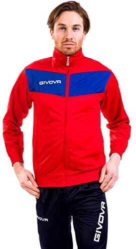 GIVOVA TUTA VISA TRIACETATO AZZURRO/ROSSO Tg. XL