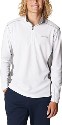 Columbia 194004347473 Felpa in Pile, Bianco, City Grey, XS