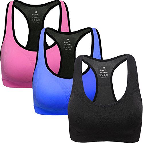 ANGOOL Impact Bra Reggiseno Sportivo New Reggiseni Sportivi Bandeau Comfort Comfy