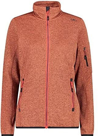 CMP Giacca In Knit-tech da Donna, Arancione (Campari Lighter), 54