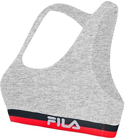 Fila , Sports Bra Donna, Grey, XS