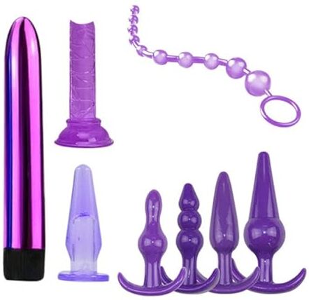 Glowdolls Training Set Plúg Anàlé da Donne Vịbrạtịng Plúg Anàlé Plúg Anàlé da Stretching Toys coda Vibràtóri donna péné Finto per reàlistico Šêx Toysper per Coppie Plúg Anàlé da Uomo -uT8