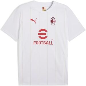 Puma A.C. Milan T-Shirt Prematch, Adulto, Maglia da Calcio e da Allenamento a Maniche Corte, con Logo AC Milan e , Prodotto Ufficiale, Unisex, Bianco, XXL Puma A.C. Milan T-Shirt Prematch, Adulto, Maglia da Calcio e da Allenamento a Maniche Corte, con Logo AC Milan e , Prodotto Ufficiale, Unisex, Bianco, XXL