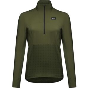 Gore Wear Trailkpr Hybrid 1/2-Zip Donna Verde - Giacca Gore Wear Trailkpr Hybrid 1/2-Zip Donna Verde - Giacca