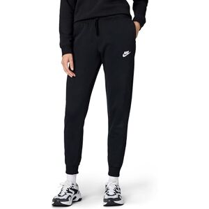 Nike W NSW Club FLC MR Pant Std Pantaloni Sportivi Donna Black/White Taglia XS-S Nike W NSW Club FLC MR Pant Std Pantaloni Sportivi Donna Black/White Taglia XS-S