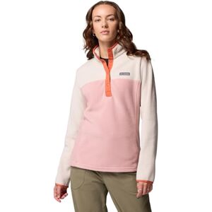 Columbia Benton Springs 1/2 Snap Pull Over 2, Pull Over in pile Donna, Gomma Rosa, Pietra Scura, Toscana, XXL Columbia Benton Springs 1/2 Snap Pull Over 2, Pull Over in pile Donna, Gomma Rosa, Pietra Scura, Toscana, XXL
