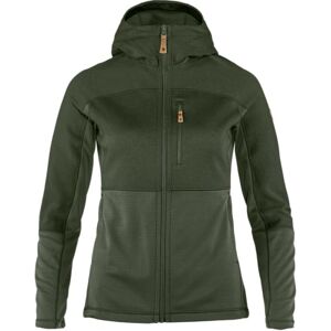Fjällräven Abisko Trail Fleece W, Felpa con Cappuccio Donna, Verde (Deep Forest), XS Fjällräven Abisko Trail Fleece W, Felpa con Cappuccio Donna, Verde (Deep Forest), XS
