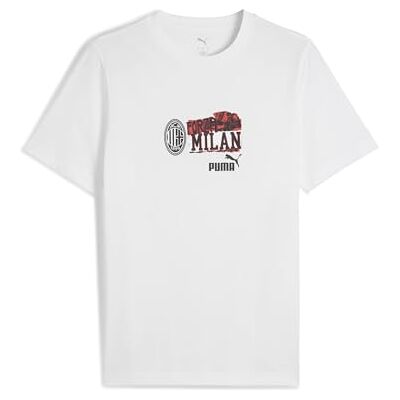 Maglietta Puma AC Milan NRGY+ - Bianco/Nero - Girocollo Maglietta Puma AC Milan NRGY+ - Bianco/Nero - Girocollo