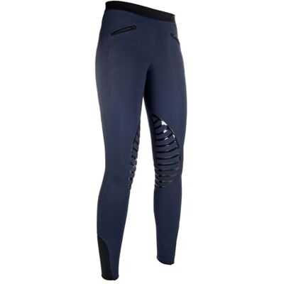 HKM Pantaloni da equitazione Leggings Starlight Donna, Marrone/ Arancione, 134/140 HKM Pantaloni da equitazione Leggings Starlight Donna, Marrone/ Arancione, 134/140