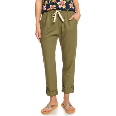 Roxy On The Sea Shore Pants per Donna Loden Green XS Roxy On The Sea Shore Pants per Donna Loden Green XS