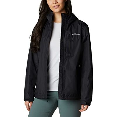 Columbia Pouring Adventure 2 Jacket, Giacca Impermeabile Donna, Nero, XS Columbia Pouring Adventure 2 Jacket, Giacca Impermeabile Donna, Nero, XS