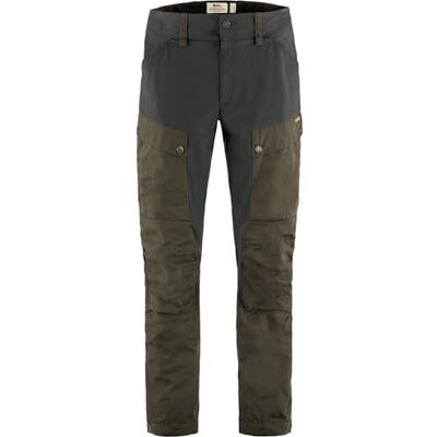 Fjällräven Keb Trousers M Pantaloni Sportivi Uomo Dark Olive-Dark Grey Taglia 46/R Fjällräven Keb Trousers M Pantaloni Sportivi Uomo Dark Olive-Dark Grey Taglia 46/R