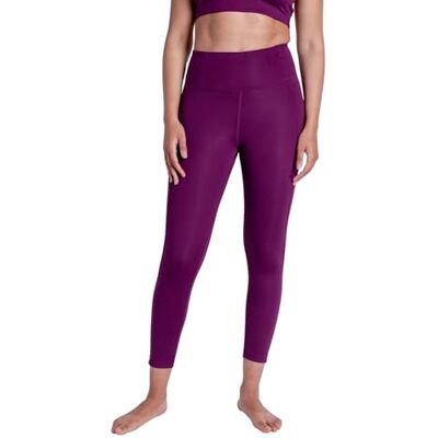 Girlfriend Collective Compressive High-Rise Legging, 7/8 Leggings, Prugna, XS Donna Girlfriend Collective Compressive High-Rise Legging, 7/8 Leggings, Prugna, XS Donna