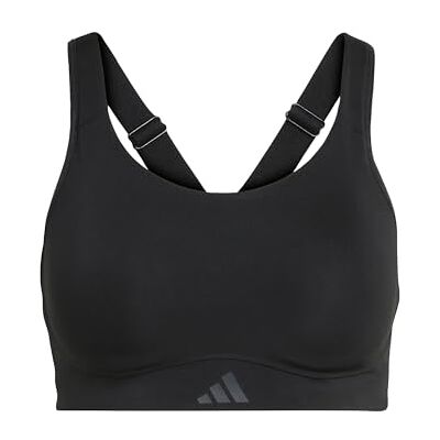 Adidas Femme Optime Workout High Support Bra, Black, XXS D Adidas Femme Optime Workout High Support Bra, Black, XXS D