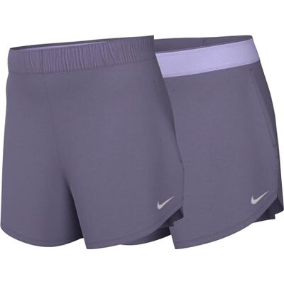 Nike Attack Shorts Donna Dri-FIT - Vestibilità ampia, Viola, 8cm Nike Attack Shorts Donna Dri-FIT - Vestibilità ampia, Viola, 8cm