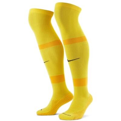 Nike -719 MatchFit Calzini Unisex Adulto TOUR YELLOW/UNIVERSITY GOLD/BLACK Taglia XS Nike -719 MatchFit Calzini Unisex Adulto TOUR YELLOW/UNIVERSITY GOLD/BLACK Taglia XS
