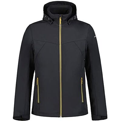 Icepeak Giacca Softshell Brimfield, Nero, 58 Icepeak Giacca Softshell Brimfield, Nero, 58