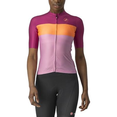 Maglia Castelli Aero Pro Rosso Corsa Rosa Ciclismo - Maglia da ciclismo Maglia Castelli Aero Pro Rosso Corsa Rosa Ciclismo - Maglia da ciclismo