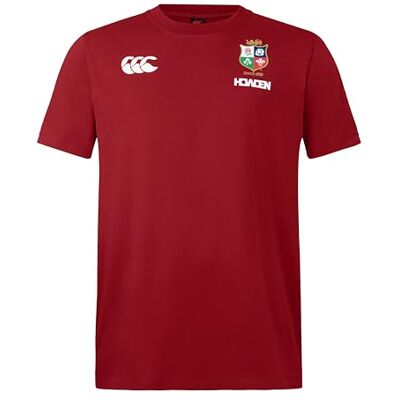 Canterbury T-Shirt Rugby in cotone rosso British & Irish Lions - T-Shirt Canterbury T-Shirt Rugby in cotone rosso British & Irish Lions - T-Shirt