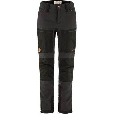 Fjällräven KEB AGILE TROUSERS W Damen Gr.48/L - Pantaloni da trekking - nero Fjällräven KEB AGILE TROUSERS W Damen Gr.48/L - Pantaloni da trekking - nero