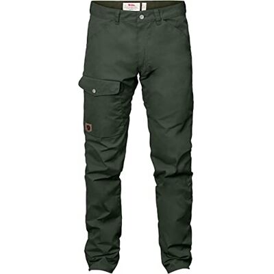 Fjällräven Greenland Jeans M Long, Pantaloni Sportivi Uomo, Verde (Deep Forest), 56 Fjällräven Greenland Jeans M Long, Pantaloni Sportivi Uomo, Verde (Deep Forest), 56