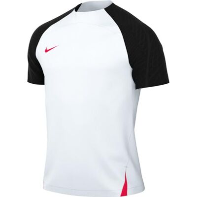 Nike - Dri-FIT Strike - Uomo - Bianco/Nero - Maglia da calcio Nike - Dri-FIT Strike - Uomo - Bianco/Nero - Maglia da calcio