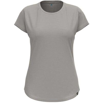 ODLO Maglietta Essenziale Naturale Donna - Nuvola Argento Mélange - Maglietta ODLO Maglietta Essenziale Naturale Donna - Nuvola Argento Mélange - Maglietta
