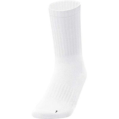 JAKO Confezione da Calzini Sportivi, Unisex, 3er Pack, Bianco, 4 JAKO Confezione da Calzini Sportivi, Unisex, 3er Pack, Bianco, 4