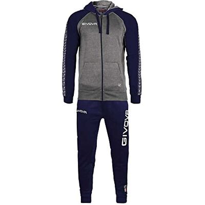 GIVOVA 3XL Tuta Sportiva Grigia GIVOVA 3XL Tuta Sportiva Grigia