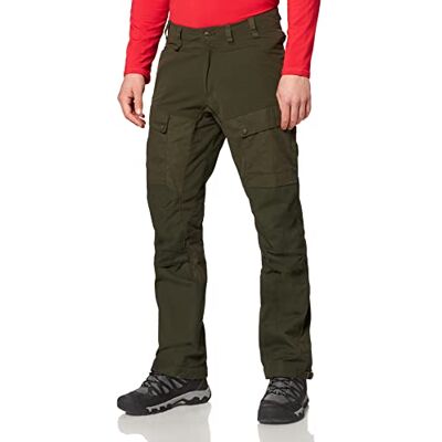 Fjällräven Lappland Hybrid Trousers M, Pantaloni Sportivi Uomo, Verde (Deep Forest), 46 Fjällräven Lappland Hybrid Trousers M, Pantaloni Sportivi Uomo, Verde (Deep Forest), 46