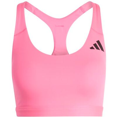 Adidas Donna Optime Essentials Workout Medium Support Bra, Lucid Pink, S Adidas Donna Optime Essentials Workout Medium Support Bra, Lucid Pink, S
