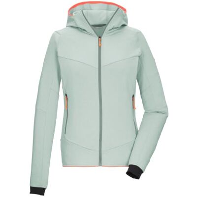 killtec Donna Felpa sportiva Powerstretch KSW 52 WMN FLX JCKT Powerstretch elasticizzato, polsini elasticizzati, 2 tasche con cerniera e cappuccio, ideale per sport e uso quotidiano killtec Donna Felpa sportiva Powerstretch KSW 52 WMN FLX JCKT Powerstretch elasticizzato, polsini elasticizzati, 2 tasche con cerniera e cappuccio, ideale per sport e uso quotidiano