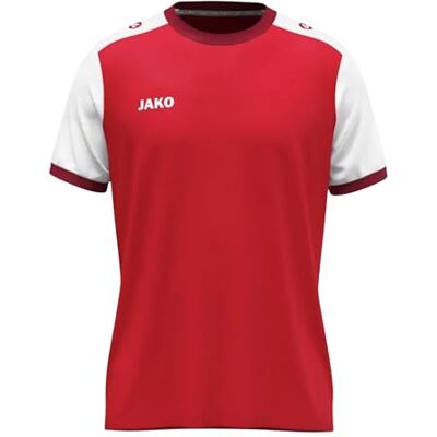 Jako Dynamic rot XL - Dettagli a contrasto sul colletto e sui polsini Jako Dynamic rot XL - Dettagli a contrasto sul colletto e sui polsini