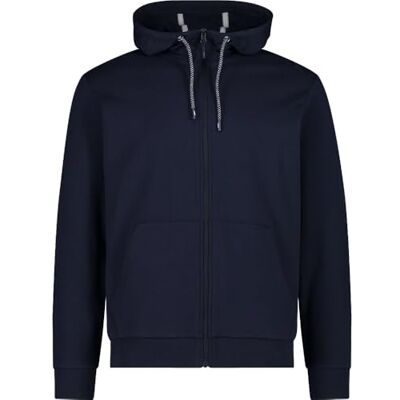 CMP Man Jacket Fix Hood, Black Blue, 54 CMP Man Jacket Fix Hood, Black Blue, 54