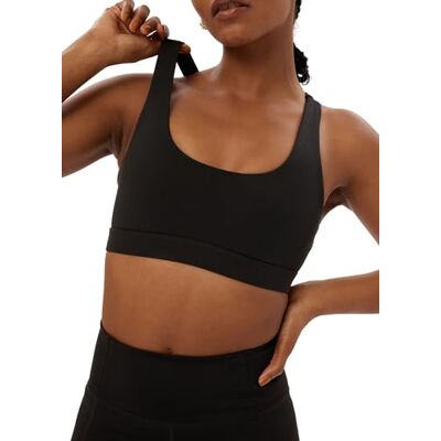 Girlfriend Collective Float Ella Scoop Bra Reggiseno Sportivo, Nero, S Donna Girlfriend Collective Float Ella Scoop Bra Reggiseno Sportivo, Nero, S Donna