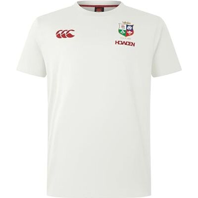 T-shirt in cotone rugby British & Irish Lions crema di Canterbury - T-Shirt T-shirt in cotone rugby British & Irish Lions crema di Canterbury - T-Shirt