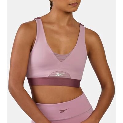 Reebok Rbk Lab Medium Impact Bra Reggiseno Sportivo Donna Reebok Rbk Lab Medium Impact Bra Reggiseno Sportivo Donna