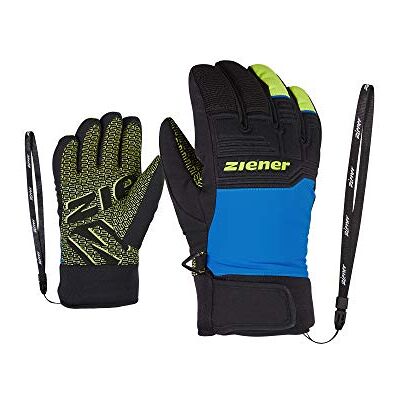 Ziener Lanus As, Guanti da Sci/Sport Invernali, Impermeabili, Traspiranti, alla Moda, Primaloft Bambini, Persiano Blu, 7 Ziener Lanus As, Guanti da Sci/Sport Invernali, Impermeabili, Traspiranti, alla Moda, Primaloft Bambini, Persiano Blu, 7