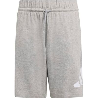 Adidas Unisex Bambini e Ragazzi Essentials Big Logo Shorts, Medium Grey Heather/White, 13-14 Years Adidas Unisex Bambini e Ragazzi Essentials Big Logo Shorts, Medium Grey Heather/White, 13-14 Years