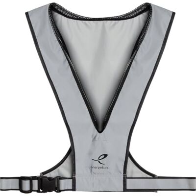 Energetics Gilet Riflettente-, Argento, L/XL Unisex-Adulto Energetics Gilet Riflettente-, Argento, L/XL Unisex-Adulto