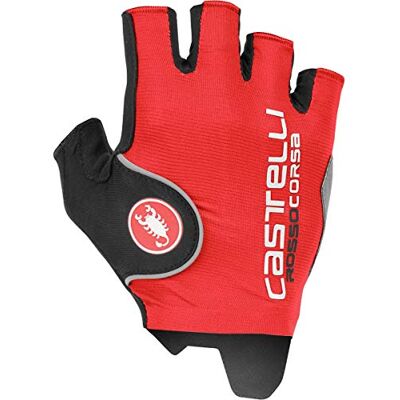 CASTELLI Rosso Corsa PRO Guanti da Ciclismo, Uomo, Red, XL CASTELLI Rosso Corsa PRO Guanti da Ciclismo, Uomo, Red, XL