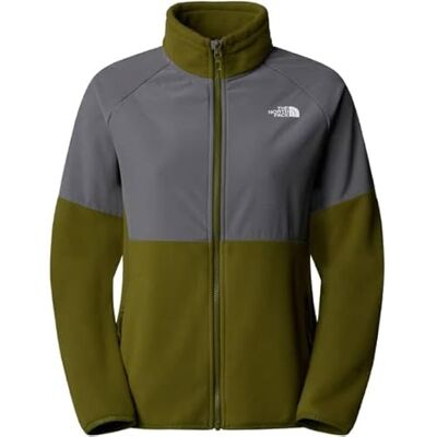 The North Face - Glacier Heavyweight Full Zip Jacket - Oliva-Verde scuro/Grigio - L - Felpa The North Face - Glacier Heavyweight Full Zip Jacket - Oliva-Verde scuro/Grigio - L - Felpa