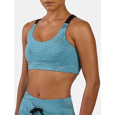 Reebok Rbk Lab Running Printed Bra Reggiseno Sportivo Donna Reebok Rbk Lab Running Printed Bra Reggiseno Sportivo Donna