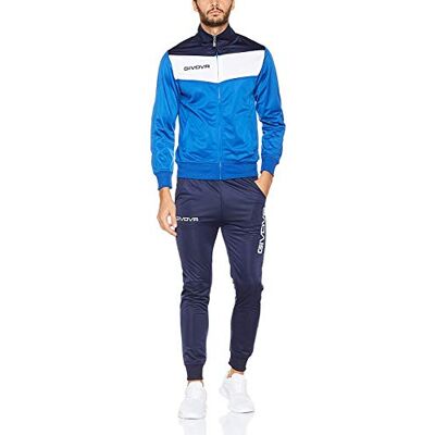 GIVOVA TR024, Tuta Unisex – Adulto, Azzurro/Blu, M GIVOVA TR024, Tuta Unisex – Adulto, Azzurro/Blu, M